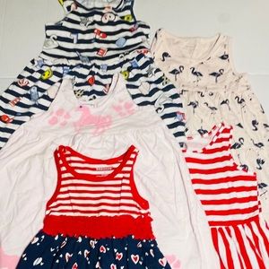 Toddler 5 Dresses Size 2-3-4 Y